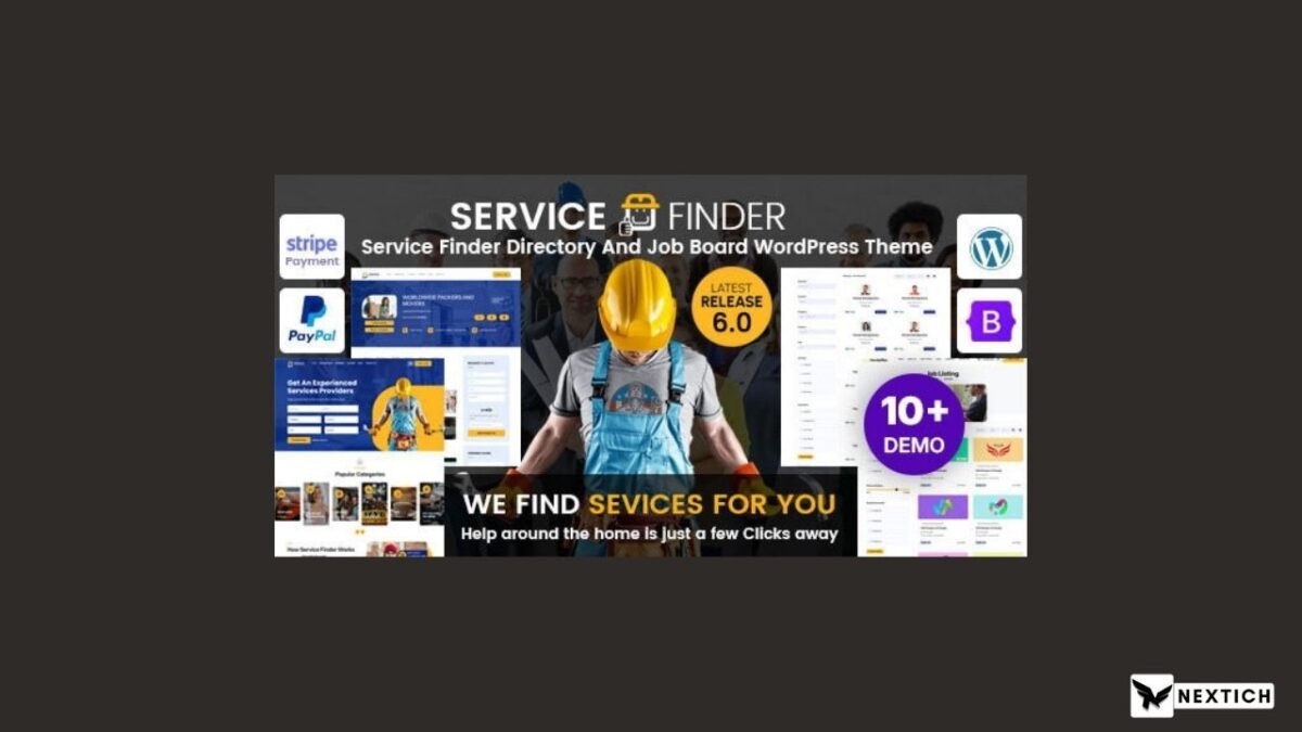 Service Finder – Provider and Business Listing WordPress Theme - Image 1