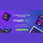 CryptiBIT – Technology, Cryptocurrency, ICO/IEO Landing Page WordPress theme