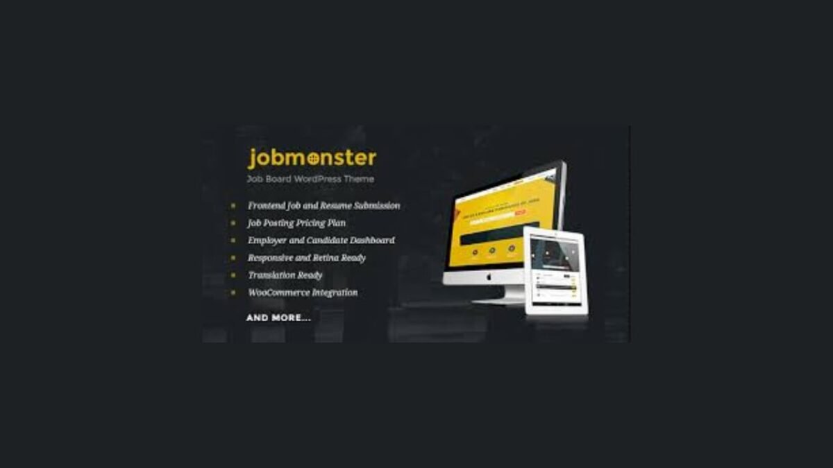 Jobmonster – Job Board WordPress Theme - Image 1