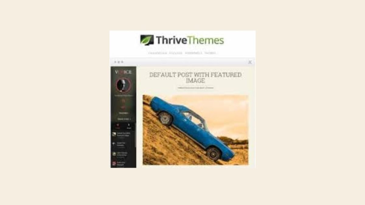 Thrive Themes Voice WordPress Theme - Image 1
