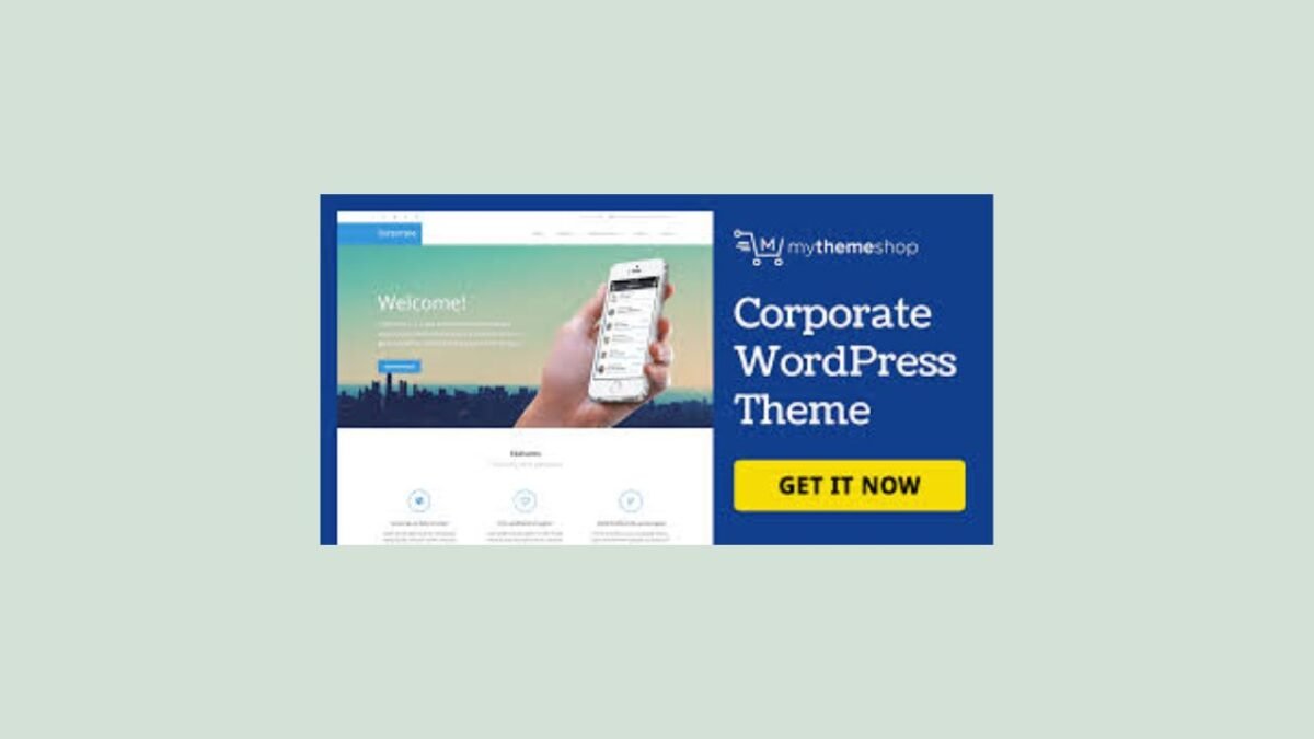 MyThemeShop Corporate WordPress Theme - Image 1