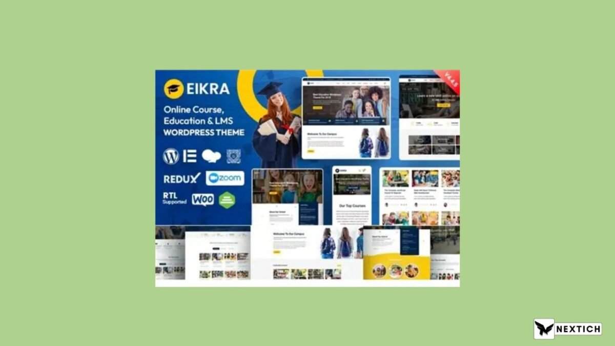 Eikra - Education WordPress Theme - Image 1