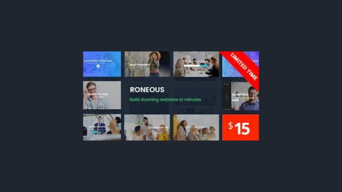 Roneous - Creative Multi-Purpose WordPress Theme - Image 1