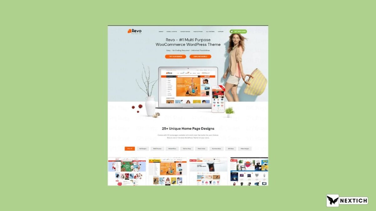 Revo - Multipurpose Elementor WooCommerce WordPress Theme - Image 1