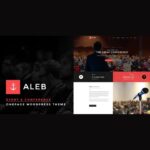 Aleb – Event Conference Onepage WordPress Theme